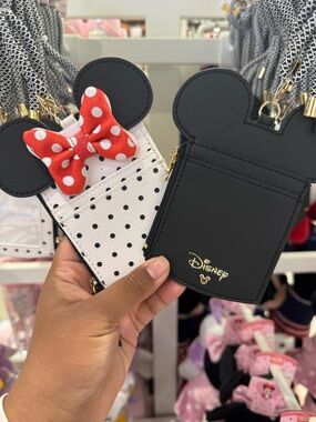 Disney His & Hers, Mickey & Minnie Cardholder Lanyard